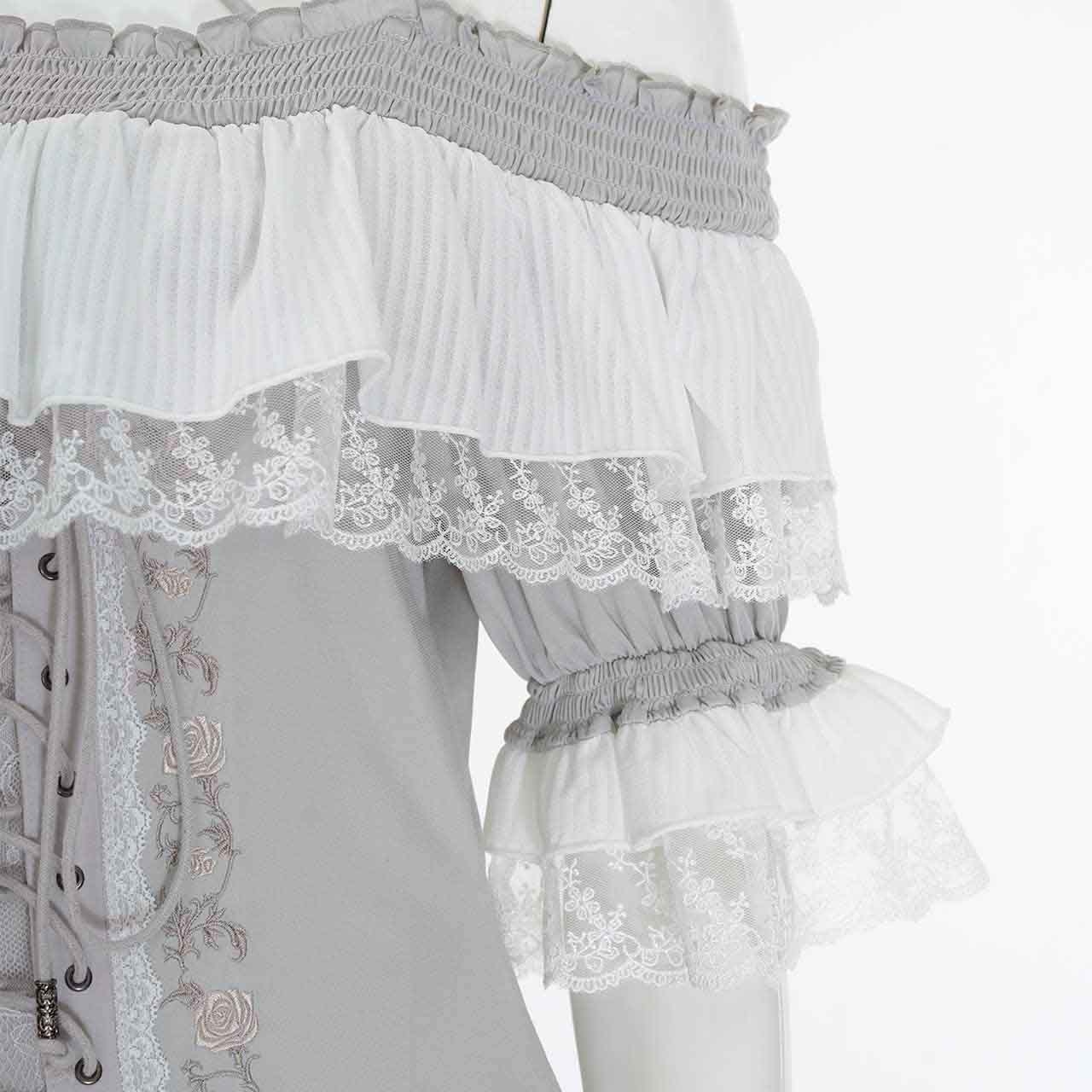 Pirates Rose オフショルダープルオーバー