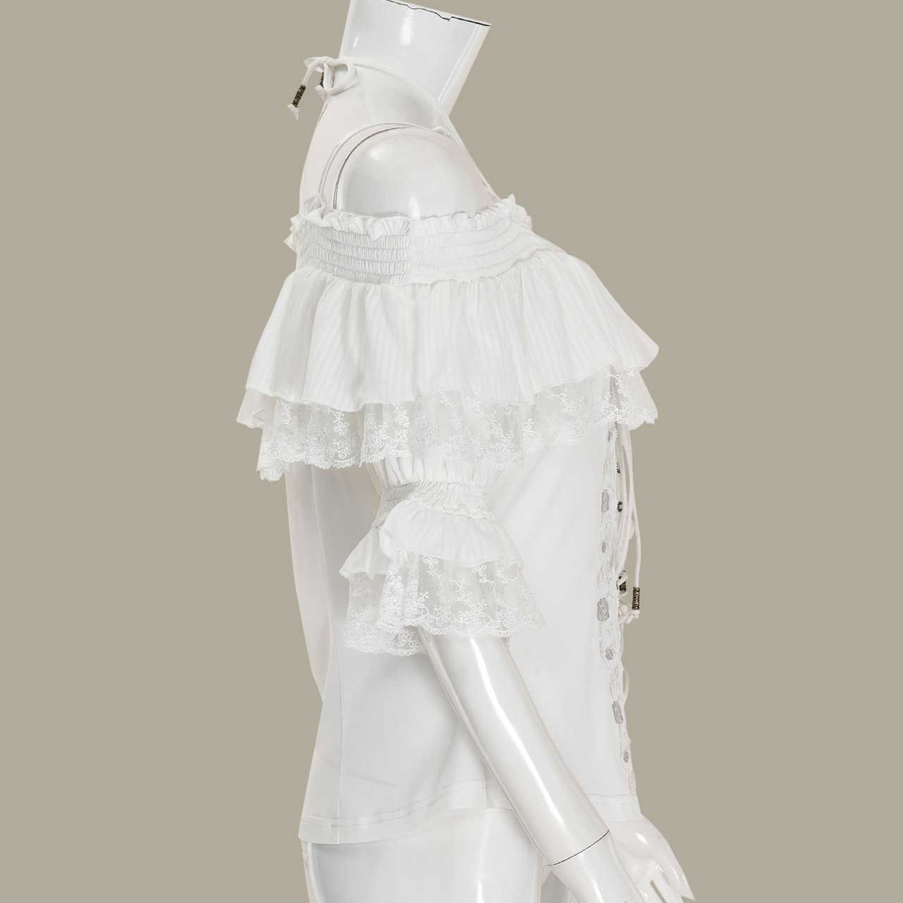 Pirates Rose オフショルダープルオーバー