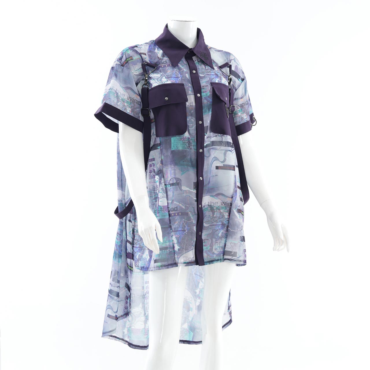 風神雷神半袖ブラウス