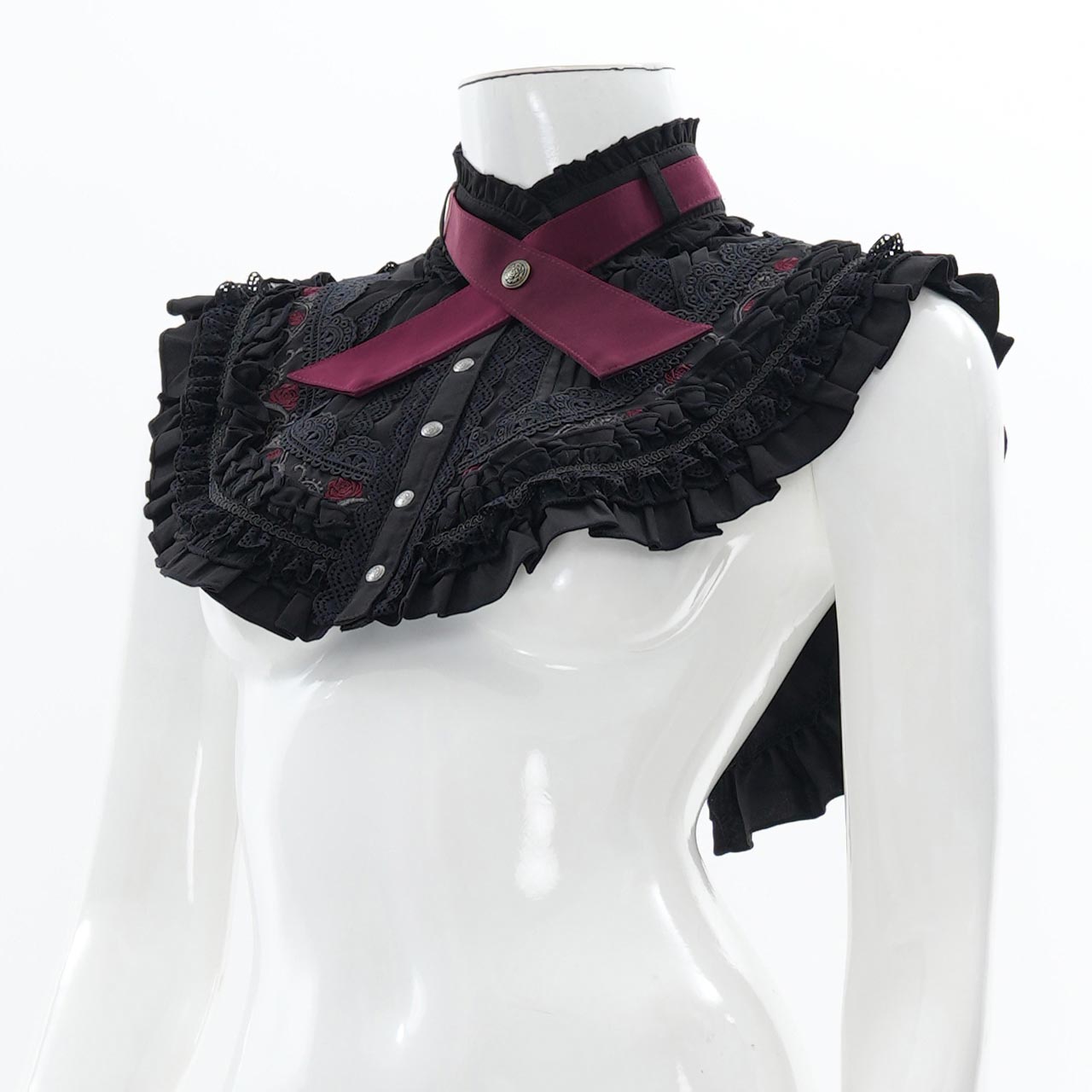 Midnight Masquerade Attached collar