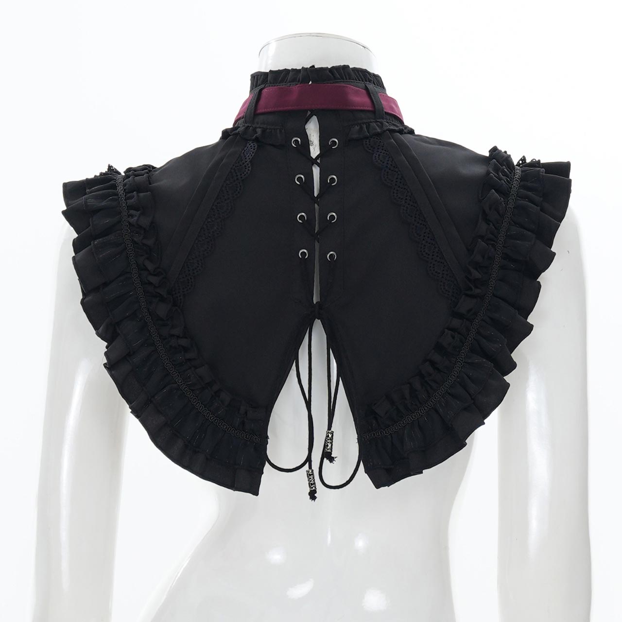Midnight Masquerade Attached collar