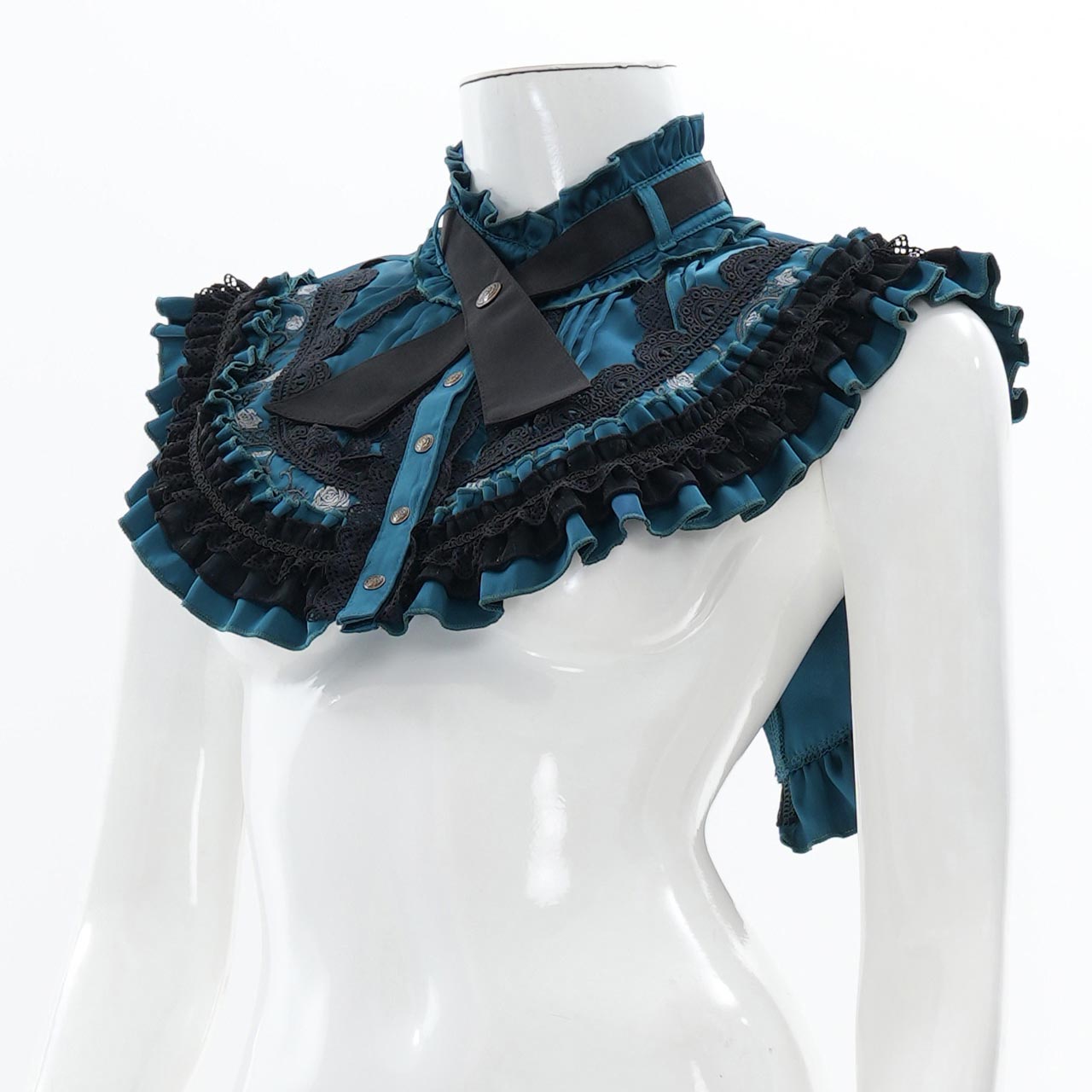 Midnight Masquerade Attached collar