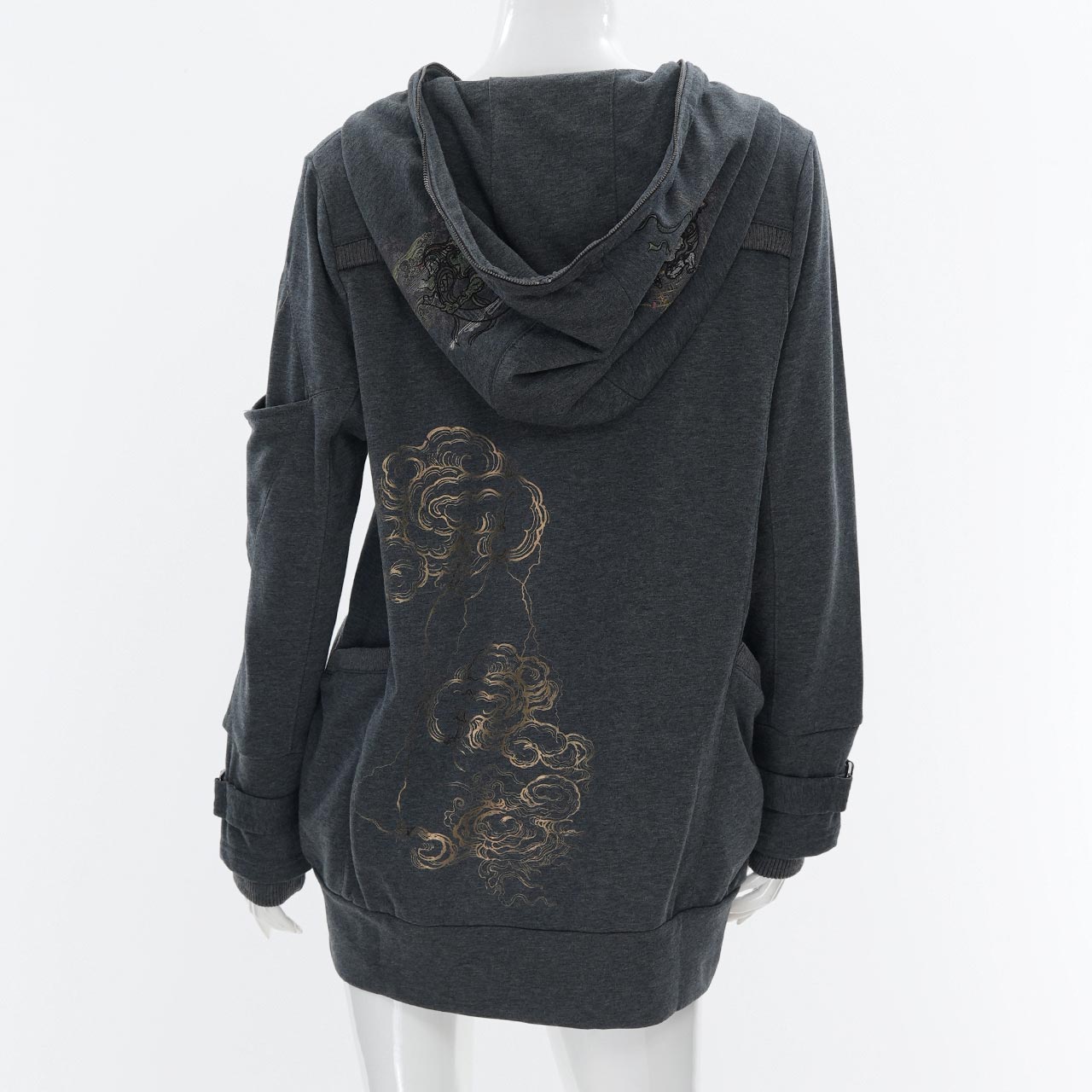 風神雷神zipパーカー