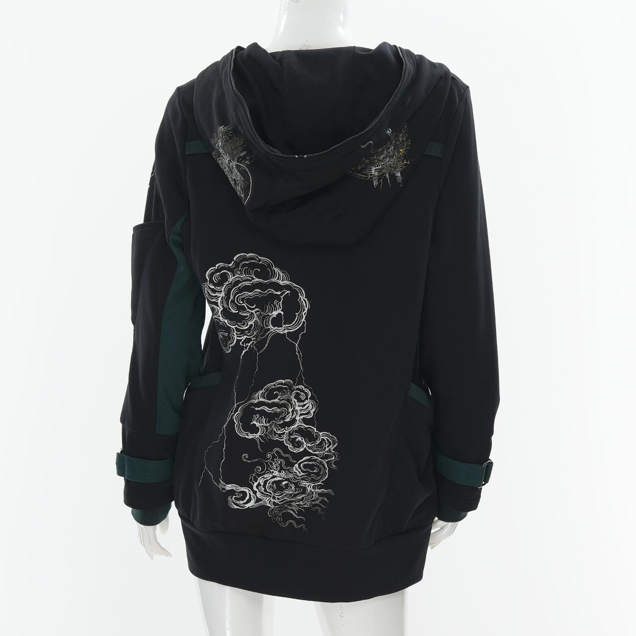 風神雷神zipパーカー