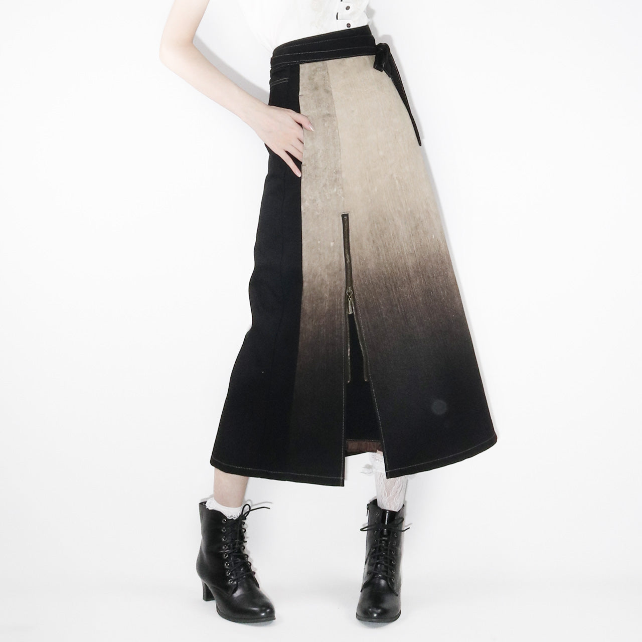 琉球浪漫物語〜第二章 岡山産デニム巻きすかーと