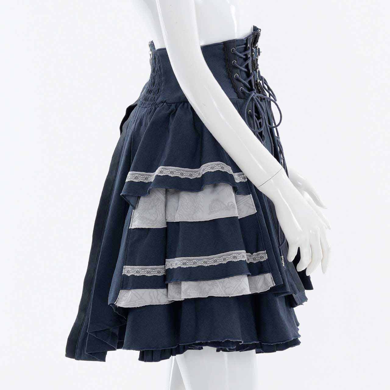 Pirates Rose プリーツスカート