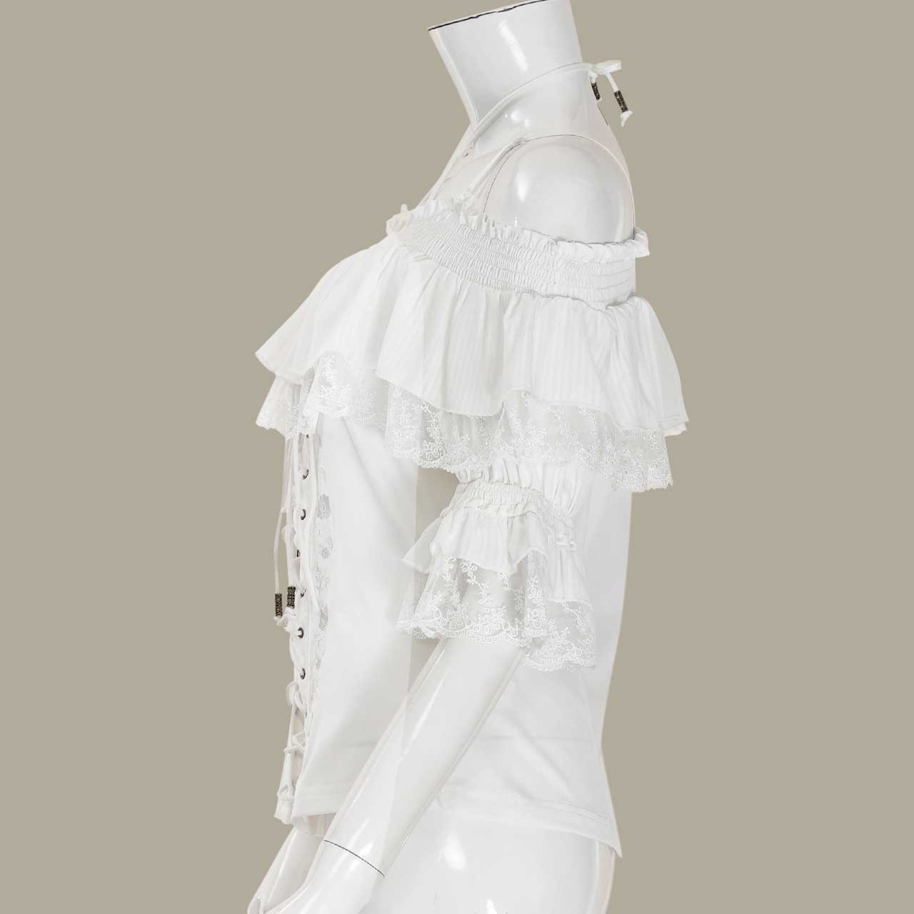 Pirates Rose オフショルダープルオーバー