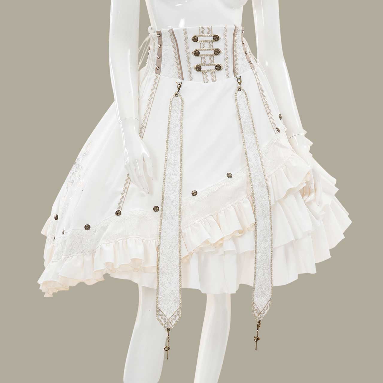 Spring Rose Carol アシメスカート