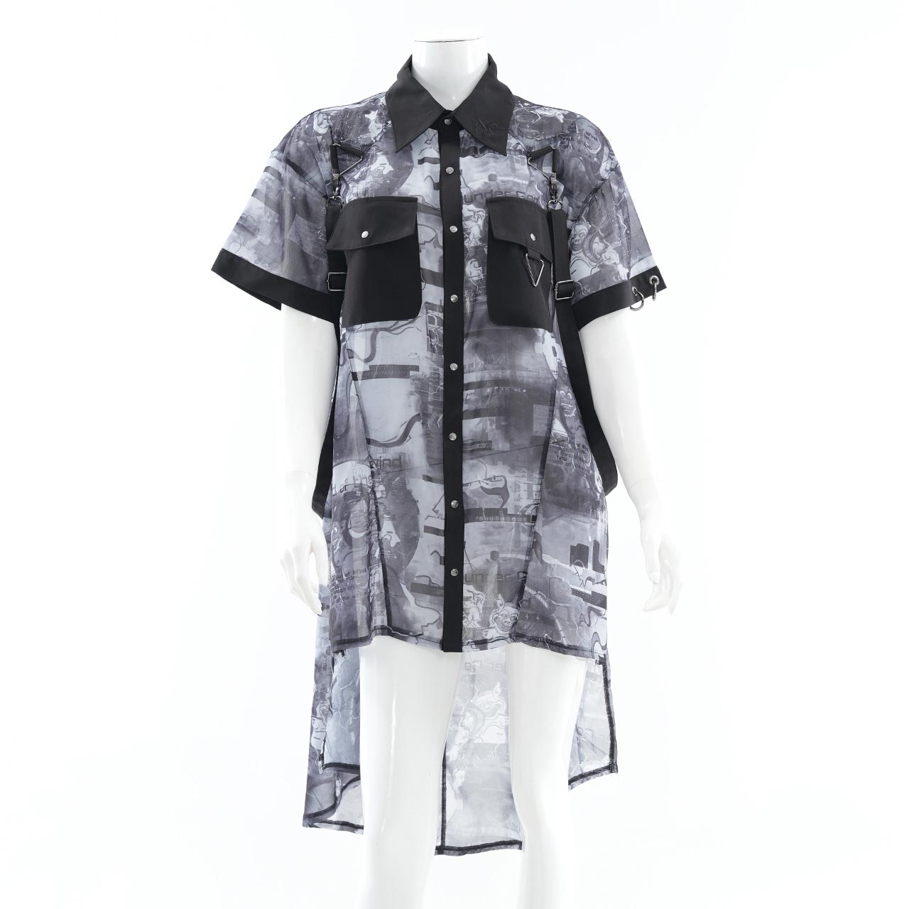 風神雷神半袖ブラウス