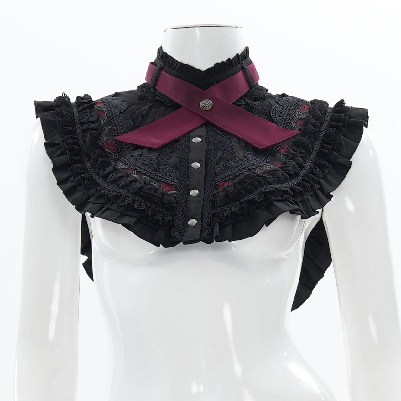 Midnight Masquerade Attached collar