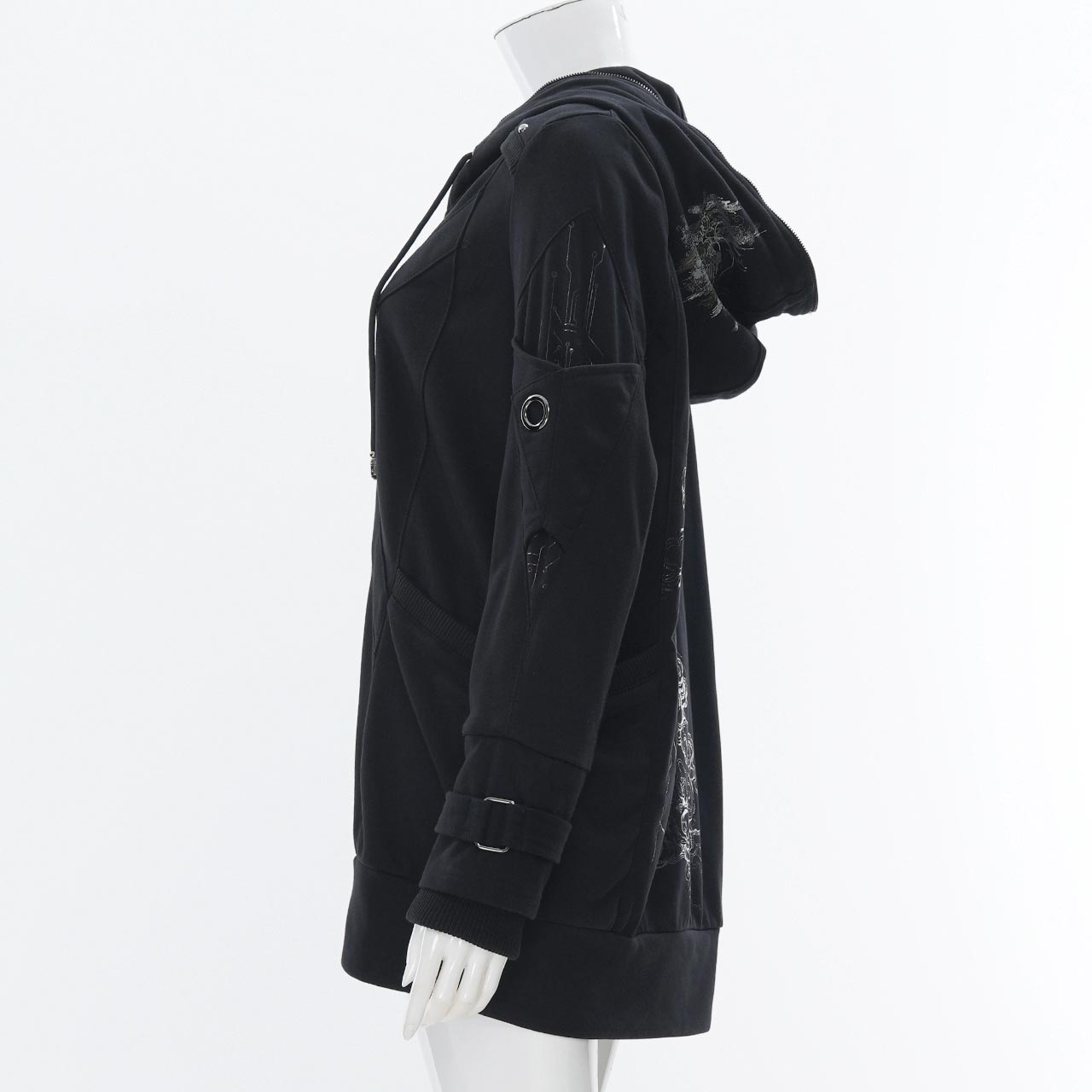 風神雷神zipパーカー