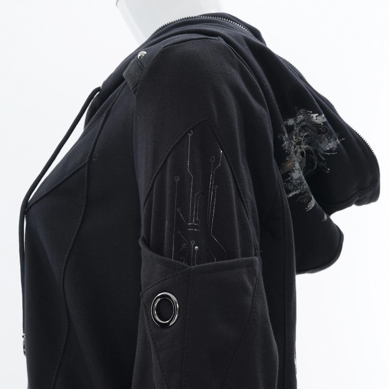 風神雷神zipパーカー