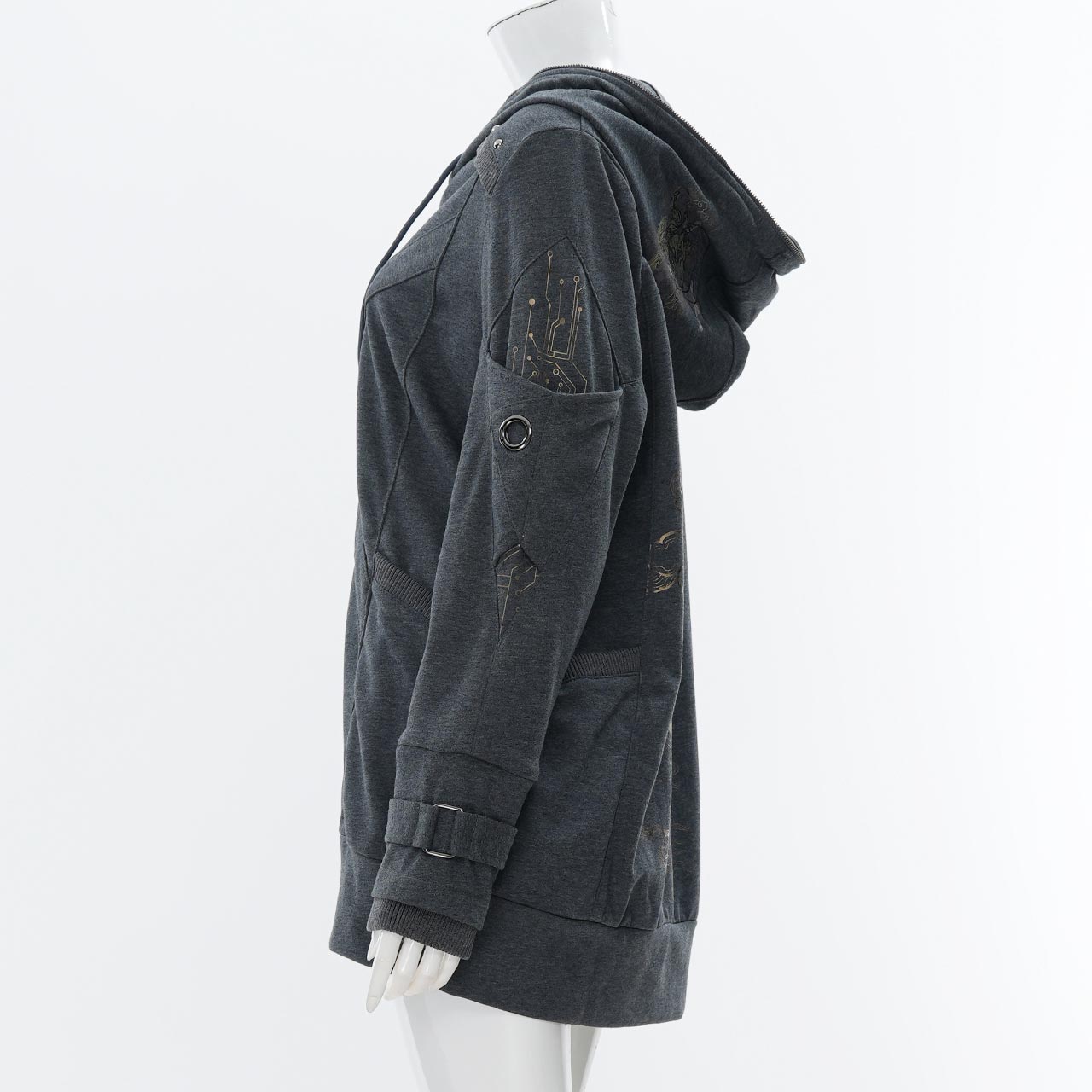 風神雷神zipパーカー